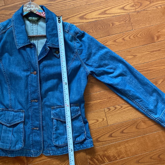 Eddie Bauer ladies jean/denim jacket size large. - Picture 13 of 13